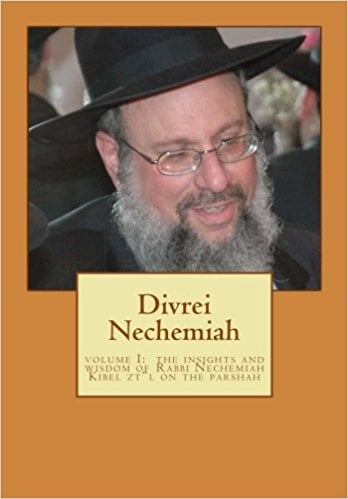 Divrei Nechemiah Volume I: The insights of Rabbi Nechemiah Kibel zt”l on the Parshah (Volume 1)