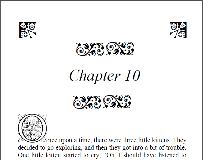 Special Cap Insertions